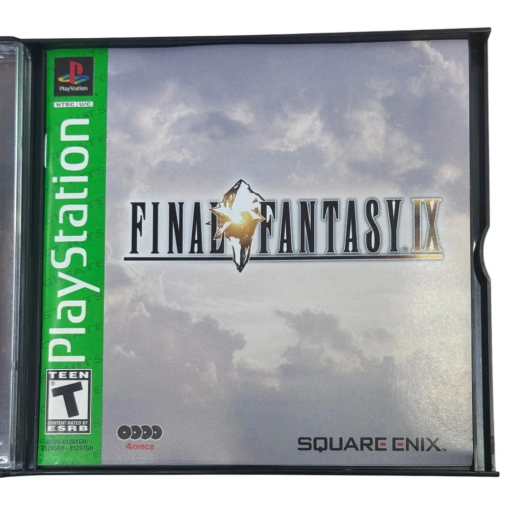Final Fantasy IX Sony PlayStation 1 PS1 Greatest Hits 4-Disc Set Square Enix